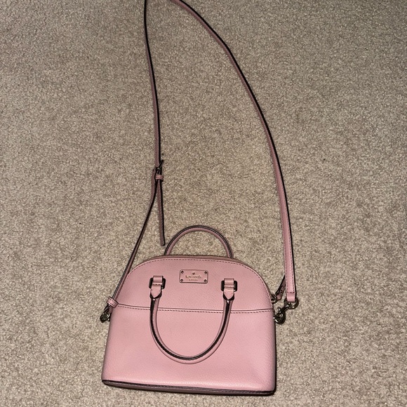 kate spade Dusty Mauve Dome Satchel with Silver Hardware - Picture 3 of 4